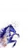 📱水彩の馬のイラスト iPhone 6 壁紙・待ち受け