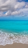 📱水色の綺麗な海と砂浜と青空 Mi 11 Lite 5G 壁紙・待ち受け