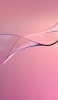 📱綺麗なピンクのグラデーション 透明の帯 AQUOS R2 compact 壁紙・待ち受け