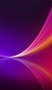 📱紫・ピンク・黄色の光る線 Galaxy A32 5G 壁紙・待ち受け