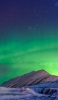 📱綺麗な星空とオーロラと雪原地帯 Redmi Note 9S 壁紙・待ち受け