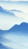 📱淡い青色の山脈 ZenFone 7 壁紙・待ち受け