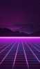 📱紫のグリッド 星空 山 ZenFone Max Pro (M2) 壁紙・待ち受け