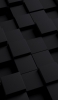 📱画面いっぱいの黒いキューブ テクスチャー AQUOS R2 compact 壁紙・待ち受け