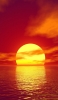 📱綺麗な夕日と海 雲 ZenFone Max Pro (M2) 壁紙・待ち受け