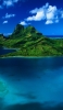 📱海に囲まれた緑の無人島 ZenFone Max Pro (M2) 壁紙・待ち受け