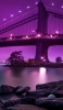 📱大きい鉄橋 海 紫 ZenFone Max Pro (M2) 壁紙・待ち受け