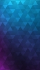 📱青・紫のグラデーション 三角 arrows M05 壁紙・待ち受け