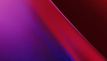 📱綺麗な紫・赤の楕円曲線 Xperia 5 壁紙・待ち受け
