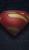 📱黒の背景 スーパーマンのロゴ ZenFone Max Pro (M2) 壁紙・待ち受け