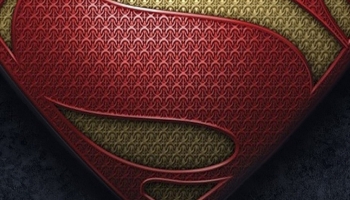📱黒の背景 スーパーマンのロゴ ZenFone Max Pro (M2) 壁紙・待ち受け
