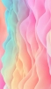 📱淡いピンク・水色・オレンジの雲のようなテクスチャー Xperia 8 Lite 壁紙・待ち受け