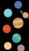 📱水星・金星・地球・火星・木星・土星・天王星・海王星 iPhone 13 mini 壁紙・待ち受け