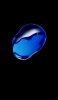 📱綺麗な青い水滴 ZenFone Max Pro (M2) 壁紙・待ち受け