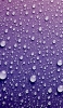 📱水滴がついた綺麗な紫の金属 Galaxy A32 5G 壁紙・待ち受け