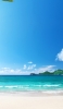 📱夏のビーチ 白い砂浜 ZenFone Max Pro (M2) 壁紙・待ち受け