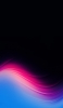 📱綺麗なピンクと水色のグラデーション 黒い背景 iPhone 13 mini 壁紙・待ち受け