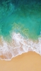 📱俯瞰視点 エメラルドの海 砂浜 ZenFone Max Pro (M2) 壁紙・待ち受け