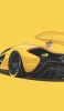 📱黄色いスポーツカー イラスト ZenFone Max Pro (M2) 壁紙・待ち受け