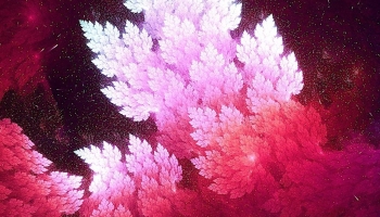 📱幻想的なピンクの草 Galaxy S21 5G 壁紙・待ち受け