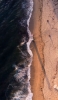📱俯瞰視点の海岸線 iPhone 12 Pro 壁紙・待ち受け