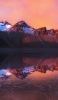 📱赤みがかった風景 雪山・湖 ZenFone Max Pro (M2) 壁紙・待ち受け