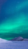 📱南極の大地 緑のオーロラ Xperia 8 Lite 壁紙・待ち受け