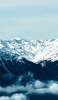📱淡い色合いの空と雪山 ZenFone Max Pro (M2) 壁紙・待ち受け