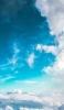 📱綺麗な水色の空 白い雲 Xperia 8 Lite 壁紙・待ち受け