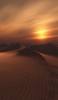 📱夕日 綺麗なゴビ砂漠 Xperia 10 II 壁紙・待ち受け