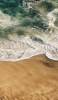 📱砂浜 海 渦 ZenFone Max Pro (M2) 壁紙・待ち受け