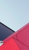 📱赤・黒の建物 青空 ZenFone Max Pro (M2) 壁紙・待ち受け