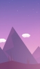 📱紫の星空とピラミッドのイラスト Xperia 8 Lite 壁紙・待ち受け