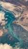📱上から撮影した川 ZenFone Max Pro (M2) 壁紙・待ち受け