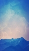 📱綺麗な青色の空と山脈 ZenFone Max Pro (M2) 壁紙・待ち受け