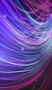 📱ピンク・水色・紫の光るライン OPPO A5 2020 壁紙・待ち受け