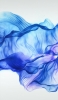 📱綺麗な青の半透明な布 Xperia 8 壁紙・待ち受け