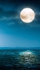 📱満月に照らされる海 ZenFone Max Pro (M2) 壁紙・待ち受け