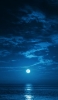 📱青い空と海と満月 ZenFone Max Pro (M2) 壁紙・待ち受け