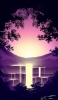 📱紫の景色 滝と森 Mi 11 Lite 5G 壁紙・待ち受け