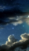📱銀河と白い雲 Redmi Note 9S 壁紙・待ち受け