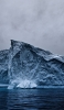 📱白い雲 海に落ちる氷 氷山 ZenFone Max Pro (M2) 壁紙・待ち受け