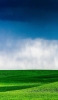 📱青空 白い雲 綺麗な緑の草原 OPPO A5 2020 壁紙・待ち受け