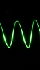 📱光る緑の波形 Mi 10 Lite 5G 壁紙・待ち受け