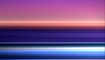 📱紫・青の綺麗なグラデーション テクスチャー iPhone 13 mini 壁紙・待ち受け