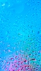 📱水滴がついた水色・ピンクのガラス AQUOS R2 compact 壁紙・待ち受け