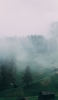 📱霧につつまれた緑の台地 ZenFone 7 Pro 壁紙・待ち受け