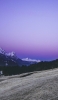 📱薄紫の空と雪山と大地 ZenFone 7 Pro 壁紙・待ち受け