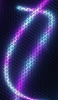 📱三角の格子状 紫・水色の光 ZenFone 7 壁紙・待ち受け