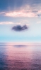 📱薄い水色の空と湖 ZenFone 7 Pro 壁紙・待ち受け